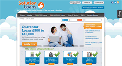 Desktop Screenshot of guarantor-loans.co.uk